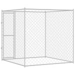 vidaXL Cușcă pentru câine 2 x 2 x 2 m Oțel