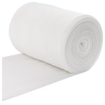 vidaXL Rulou de Material pentru Meșteșuguri din Poliester Alb Poliester vidaXL Rulou de Material pentru Meșteșuguri din Poliester Alb Poliester