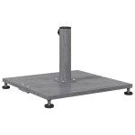 vidaXL Bază pentru umbrelă Aspect Lemn Gri Închis 45 x 45 x 31 cm