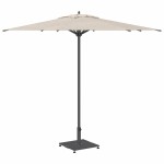 vidaXL Bază pentru umbrelă Gri închis 45 x 45 x 31 cm