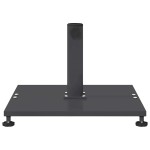 vidaXL Bază pentru umbrelă Gri închis 45 x 45 x 31 cm