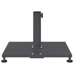 vidaXL Bază pentru umbrelă Gri închis 45 x 45 x 31 cm