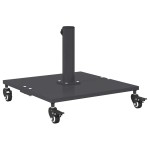 vidaXL Bază pentru umbrelă Gri închis 45 x 45 x 31,5 cm