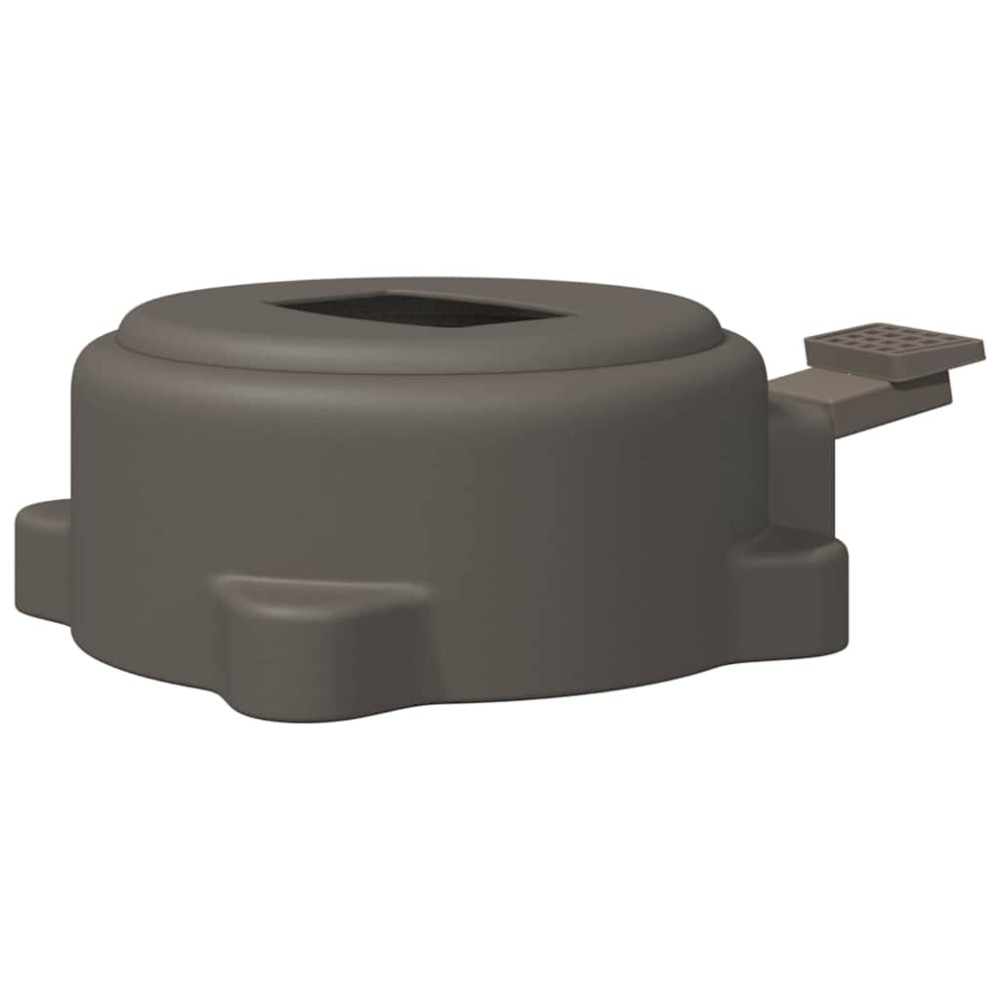 vidaXL Bază pentru umbrelă Argintiu 23 x 14 x 6 cm