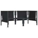 vidaXL Mobilier pentru Exterior cu pernă cu pernă 2 pcs Antracit Oțel vidaXL Mobilier pentru Exterior cu pernă cu pernă 2 pcs Antracit Oțel