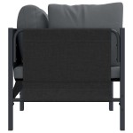 vidaXL Mobilier pentru Exterior cu pernă cu pernă 2 pcs Antracit Oțel vidaXL Mobilier pentru Exterior cu pernă cu pernă 2 pcs Antracit Oțel