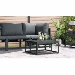 vidaXL Mobilier pentru Exterior Antracit Oțel vidaXL Mobilier pentru Exterior Antracit Oțel