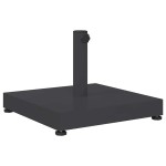 vidaXL Bază pentru umbrelă Gri închis 45 x 45 x 31,5 cm