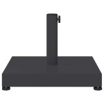 vidaXL Bază pentru umbrelă Gri închis 45 x 45 x 31,5 cm