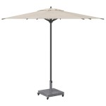 vidaXL Bază pentru umbrelă Aspect de lemn gri închis 45 x 45 x 31,5 cm