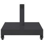 vidaXL Bază pentru umbrelă Gri închis 45 x 45 x 31,5 cm