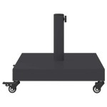 vidaXL Bază pentru umbrelă Gri închis 45 x 45 x 31,5 cm