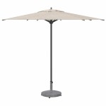 vidaXL Bază pentru umbrelă Aspect de lemn gri închis 48 x 48 x 32 cm