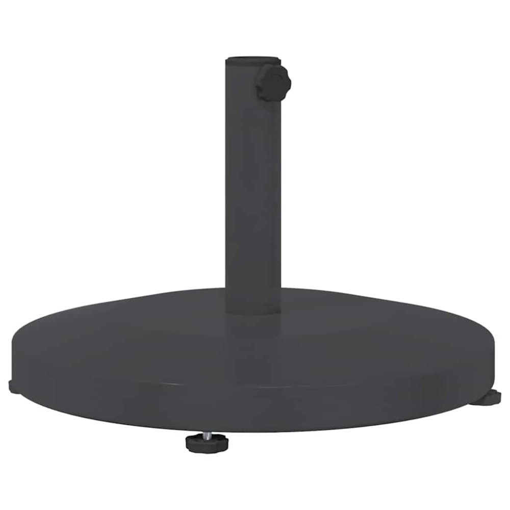 vidaXL Bază pentru umbrelă Gri închis 48 x 48 x 32 cm