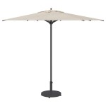 vidaXL Bază pentru umbrelă Gri închis 48 x 48 x 32 cm