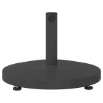 vidaXL Bază pentru umbrelă Gri închis 48 x 48 x 32 cm