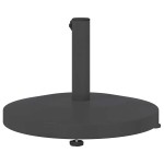 vidaXL Bază pentru umbrelă Gri închis 48 x 48 x 32 cm