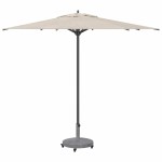 vidaXL Bază pentru umbrelă Aspect de lemn gri închis 48 x 48 x 32 cm