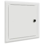 vidaXL Panou de Acces 2 pcs Alb 20 x 20 cm Oţel vidaXL Panou de Acces 2 pcs Alb 20 x 20 cm Oţel