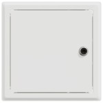 vidaXL Panou de Acces 2 pcs Alb 20 x 20 cm Oţel vidaXL Panou de Acces 2 pcs Alb 20 x 20 cm Oţel