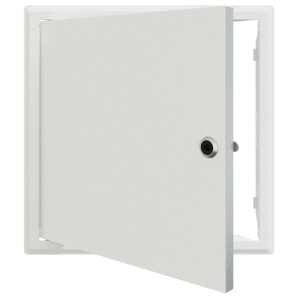 vidaXL Panou de Acces Alb 30 x 30 cm Oţel