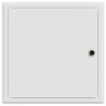 vidaXL Panou de Acces Alb 30 x 30 cm Oţel vidaXL Panou de Acces Alb 30 x 30 cm Oţel