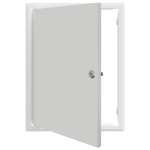 vidaXL Panou de Acces Alb 30 x 40 cm Oţel vidaXL Panou de Acces Alb 30 x 40 cm Oţel