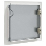vidaXL Panou de Acces Manual 2 pcs Alb 20 x 20 cm Oţel vidaXL Panou de Acces Manual 2 pcs Alb 20 x 20 cm Oţel