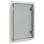 vidaXL Panou de Acces Manual Alb 20 x 30 cm Oţel
