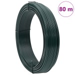vidaXL Sârmă de legare pentru gard Verde 80 m otel acoperit cu PVC vidaXL Sârmă de legare pentru gard Verde 80 m otel acoperit cu PVC