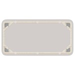 vidaXL Masă de Grădină Natural 80 x 40 x 45 cm Rattan poli vidaXL Masă de Grădină Natural 80 x 40 x 45 cm Rattan poli