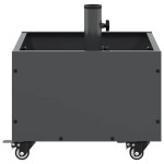 vidaXL Bază pentru umbrelă Manual Antracit 45 x 45 x 45 cm Oțel