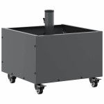 vidaXL Bază pentru umbrelă Manual Antracit 45 x 45 x 45 cm Oțel