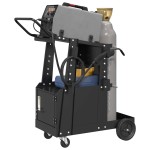 vidaXL Cărucior pentru sudură Negru 91 x 47 x 96 cm Oțel