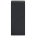 vidaXL Seif digital cu blocare Gri închis 35 x 31 x 80 cm Oțel