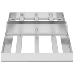 vidaXL Cap de înlocuire pentru grebla de grădină Oţel inoxidabil