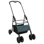 vidaXL Carucior pentru Pisici Pliante Ajustabil Verde 81 x 47 x 99 cm vidaXL Carucior pentru Pisici Pliante Ajustabil Verde 81 x 47 x 99 cm