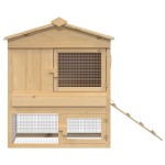 vidaXL Coadă de găini Maro 75 x 59 x 60 cm Lemn masiv de pin vidaXL Coadă de găini Maro 75 x 59 x 60 cm Lemn masiv de pin