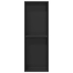 vidaXL Nisă de Duș Negru 60 x 20 x 9.5 cm Oţel inoxidabil
