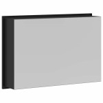 vidaXL Nisă de Duș Negru 45 x 30 x 9.5 cm Oţel inoxidabil