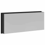 vidaXL Nisă de Duș Negru 75 x 30 x 9.5 cm Oţel inoxidabil