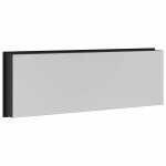 vidaXL Nisă de Duș Negru 90 x 30 x 9.5 cm Oţel inoxidabil