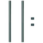 vidaXL Stâlpi de Gard 2 pcs Verde 50 cm Oțel vopsit în pulbere vidaXL Stâlpi de Gard 2 pcs Verde 50 cm Oțel vopsit în pulbere