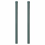vidaXL Stâlpi de Gard 2 pcs Verde 60 cm Oțel vopsit în pulbere vidaXL Stâlpi de Gard 2 pcs Verde 60 cm Oțel vopsit în pulbere