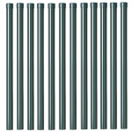 vidaXL Stâlpi de Gard 12 pcs Verde 60 cm Oțel vopsit în pulbere vidaXL Stâlpi de Gard 12 pcs Verde 60 cm Oțel vopsit în pulbere