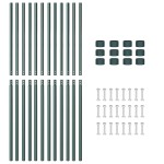vidaXL Stâlpi de Gard 12 pcs Verde 130 cm Oțel vopsit în pulbere vidaXL Stâlpi de Gard 12 pcs Verde 130 cm Oțel vopsit în pulbere