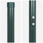 vidaXL Stâlpi de Gard 12 pcs Verde 210 cm Oțel vopsit în pulbere vidaXL Stâlpi de Gard 12 pcs Verde 210 cm Oțel vopsit în pulbere