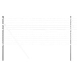 vidaXL Stâlpi de Gard 2 pcs Argintiu 60 cm Oțel galvanizat vidaXL Stâlpi de Gard 2 pcs Argintiu 60 cm Oțel galvanizat