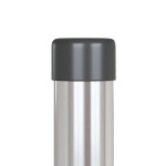 vidaXL Stâlpi de Gard 2 pcs Argintiu 60 cm Oțel galvanizat vidaXL Stâlpi de Gard 2 pcs Argintiu 60 cm Oțel galvanizat