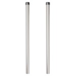 vidaXL Stâlpi de Gard 2 pcs Argintiu 90 cm Oțel galvanizat